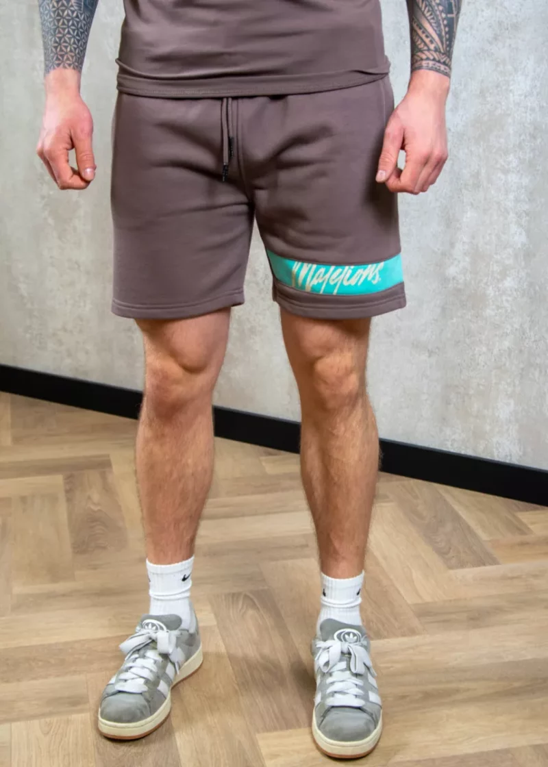 Malelions captain shorts stone brown/bright blue