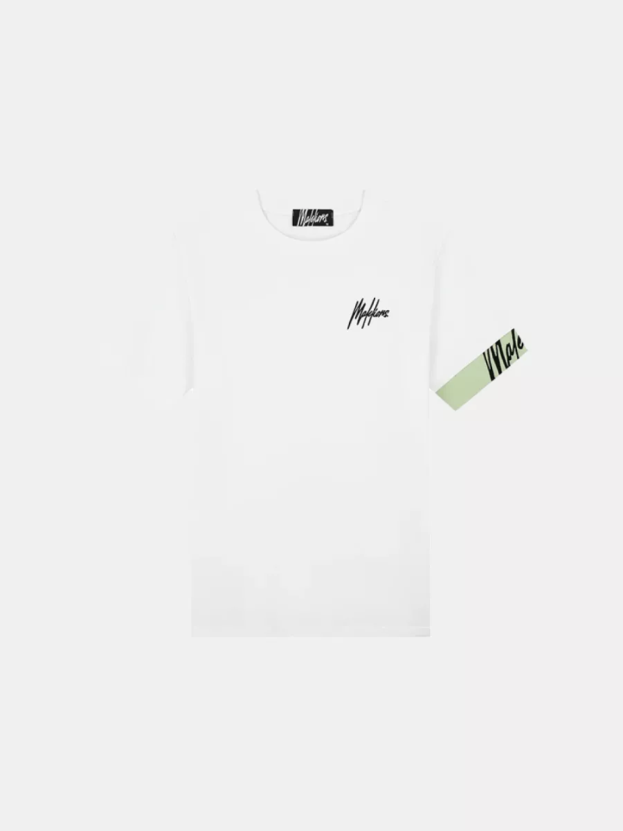 Malelions captain t-shirt 2.0 white