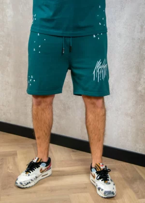 Malelions painter shorts petrol green