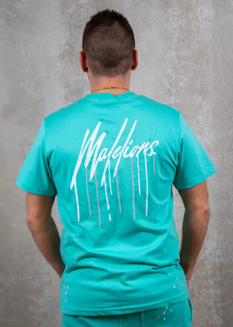Malelions painter t-shirt bright blue