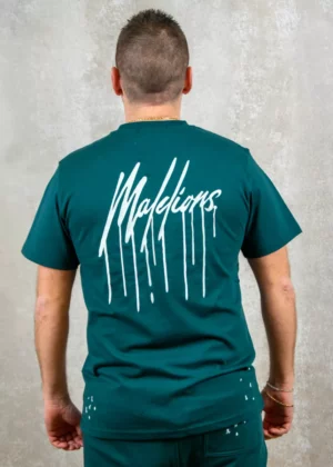 Malelions painter t-shirt petrol green