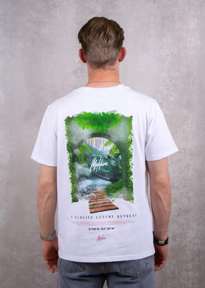 Malelions retreat t-shirt white