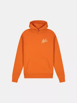 Malelions signature drip hoodie orange