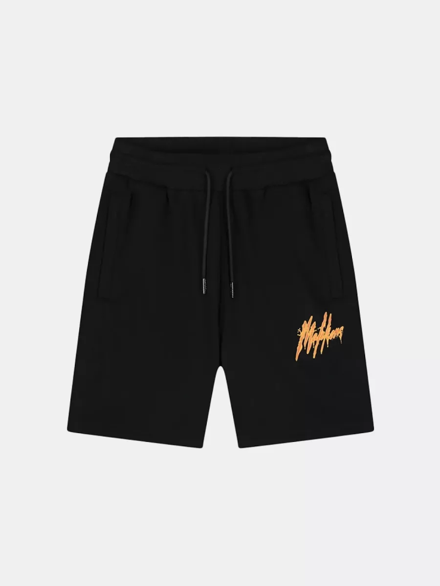 Malelions signature drip shorts black