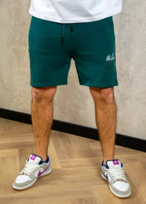 Malelions split short petrol green