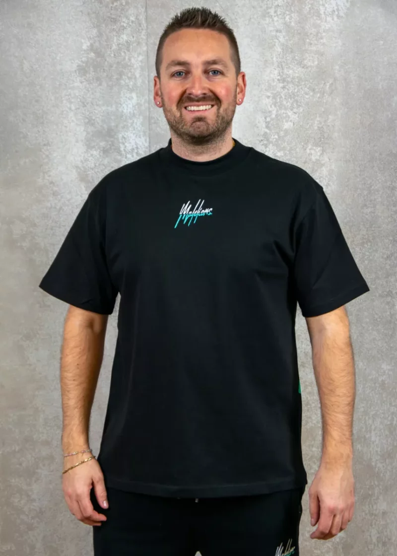 Malelions split t-shirt black