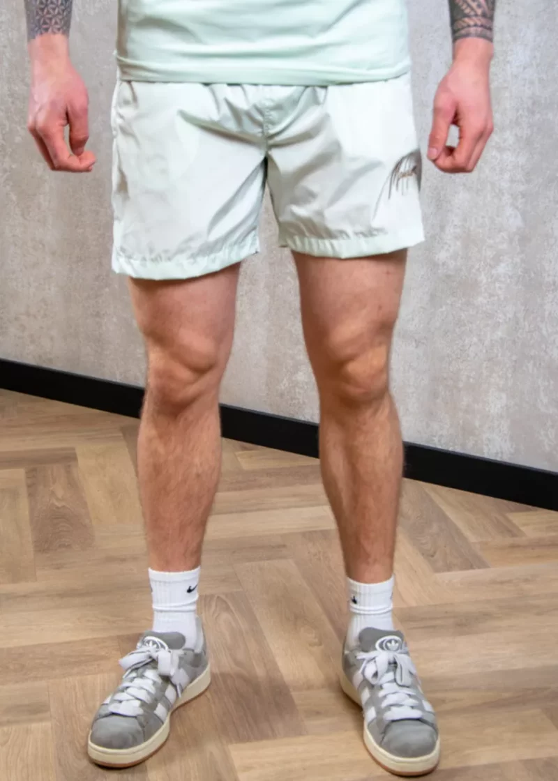 Malelions venetian swim shorts pale aqua