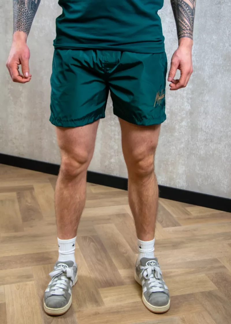 Malelions venetian swim shorts petrol green