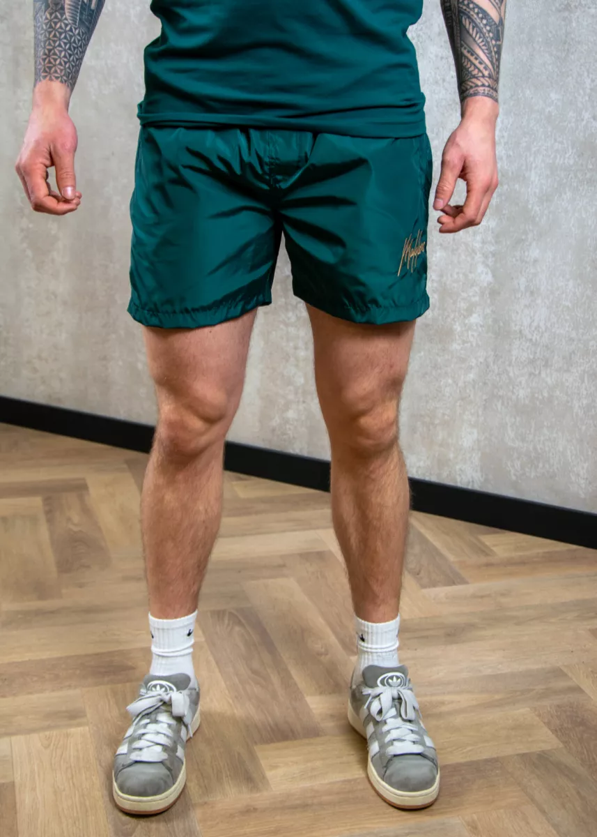 Malelions venetian swim shorts petrol green