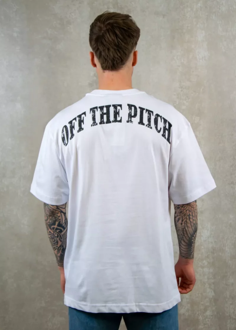 OFF THE PITCH counter loose fit tee 100 white