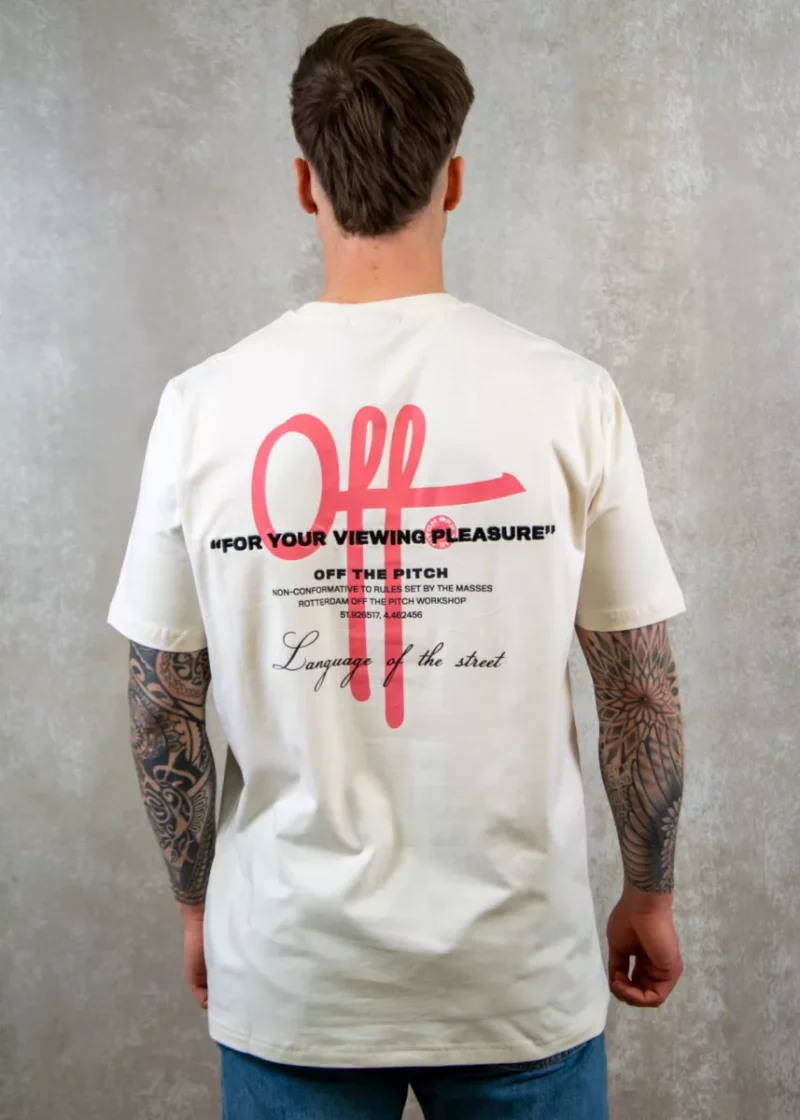 OFF THE PITCH neo regular fit tee 102 off white