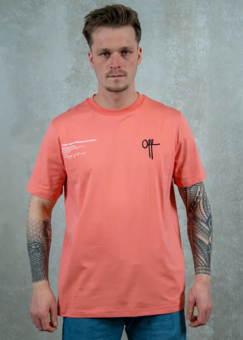 OFF THE PITCH neo regular fit tee 350 tea rose