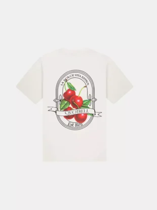 Quotrell cheri t-shirt off white/black