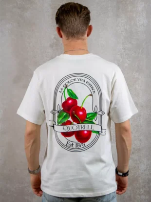 Quotrell cheri t-shirt off white/black