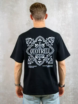 Quotrell coastal t-shirt black/white