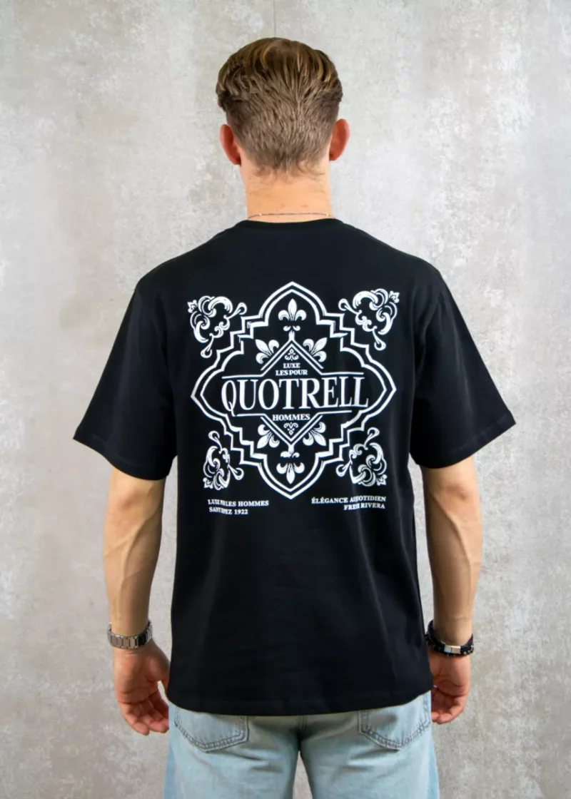 Quotrell coastal t-shirt black/white