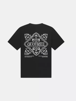 Quotrell coastal t-shirt black/white