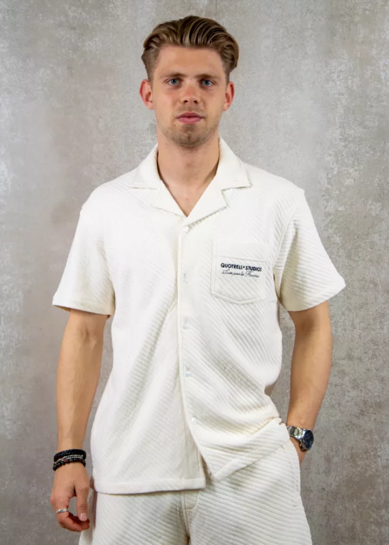 Quotrell delhi shirt ecru