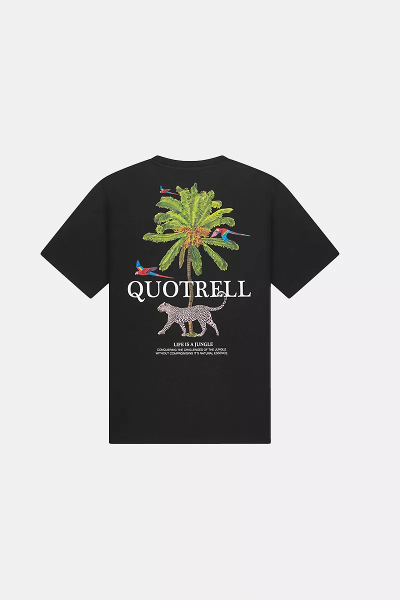 Quotrell jungle t-shirt Quotrell black/white