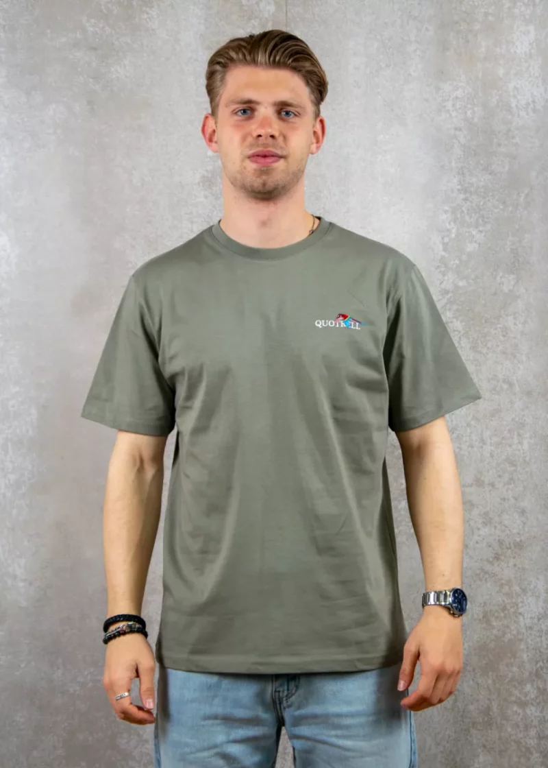 Quotrell jungle t-shirt Quotrell faded olive/white