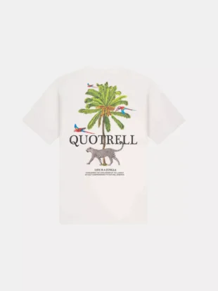 Quotrell jungle t-shirt Quotrell off white/black