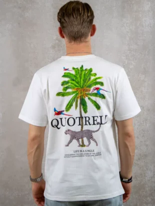 Quotrell jungle t-shirt Quotrell off white/black