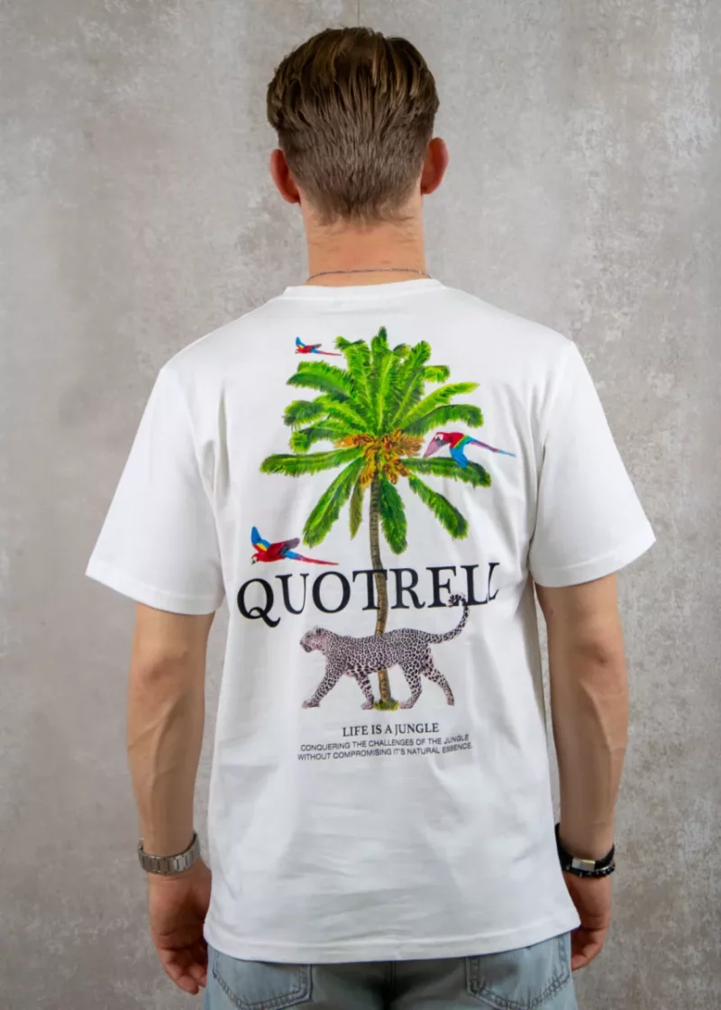 Quotrell jungle t-shirt Quotrell off white/black
