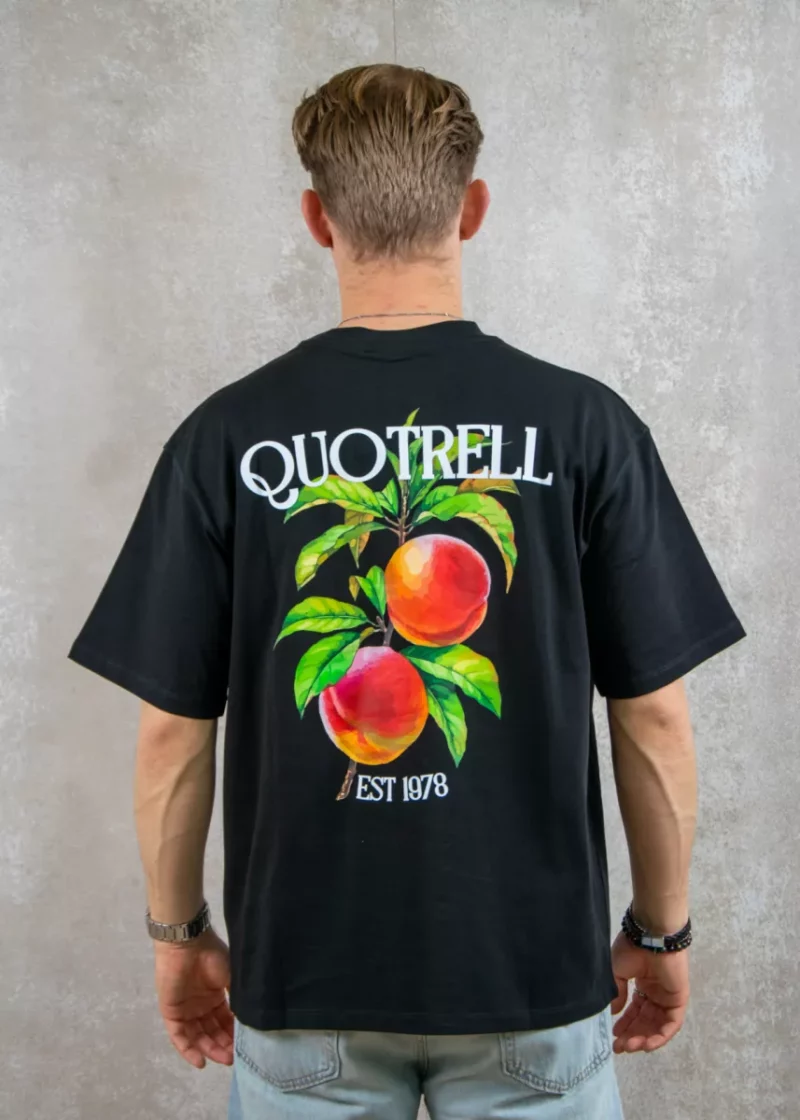 Quotrell peaches t-shirt black/white