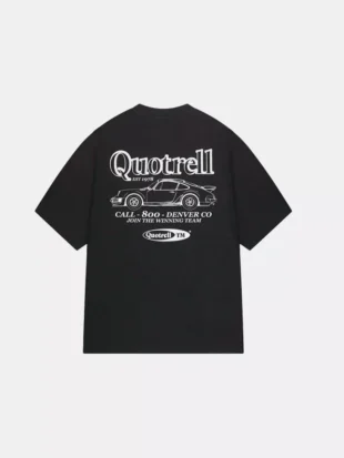 Quotrell roadster t-shirt black/white