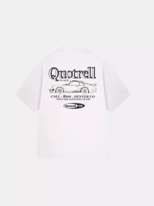 Quotrell roadster t-shirt white/black