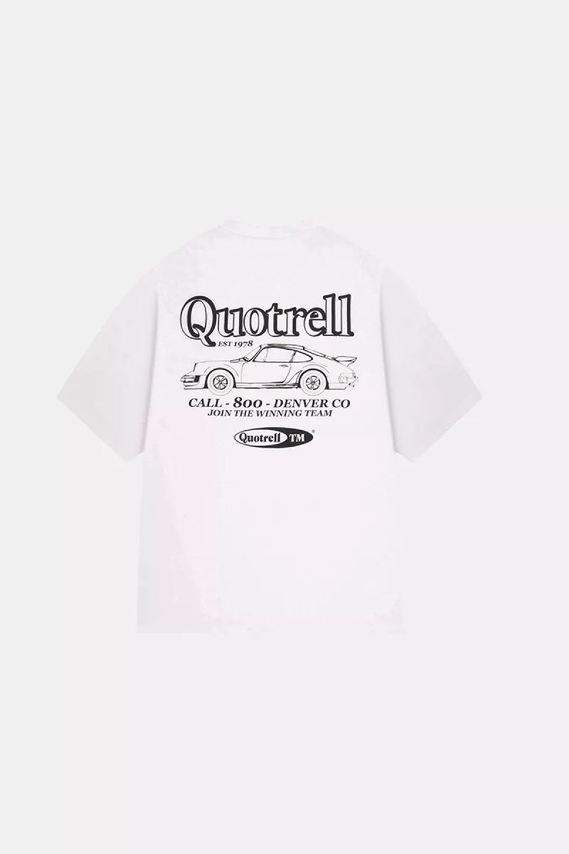 Quotrell roadster t-shirt white/black