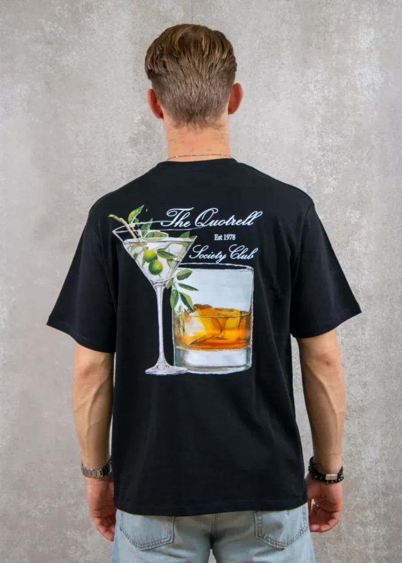 Quotrell salud t-shirt black/white