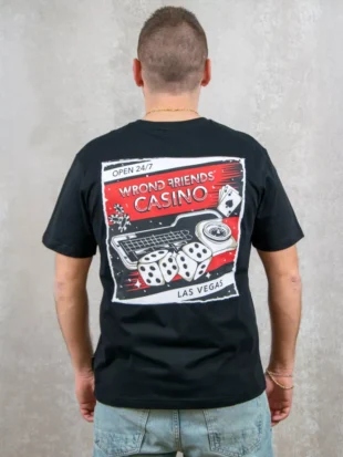 Wrong Friends desert hills t-shirt black