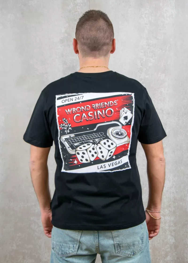 Wrong Friends desert hills t-shirt black