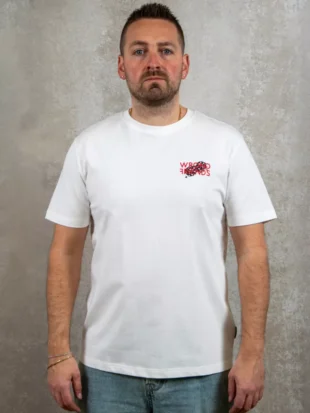 Wrong Friends desert hills t-shirt coconut white