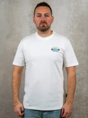 Wrong Friends sloan t-shirt coconut white