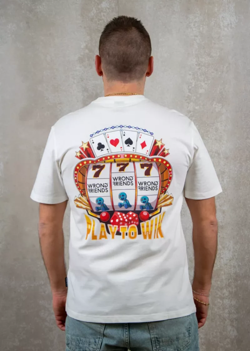 Wrong Friends sloan t-shirt coconut white