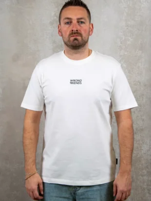 Wrong Friends spring valley t-shirt coconut white
