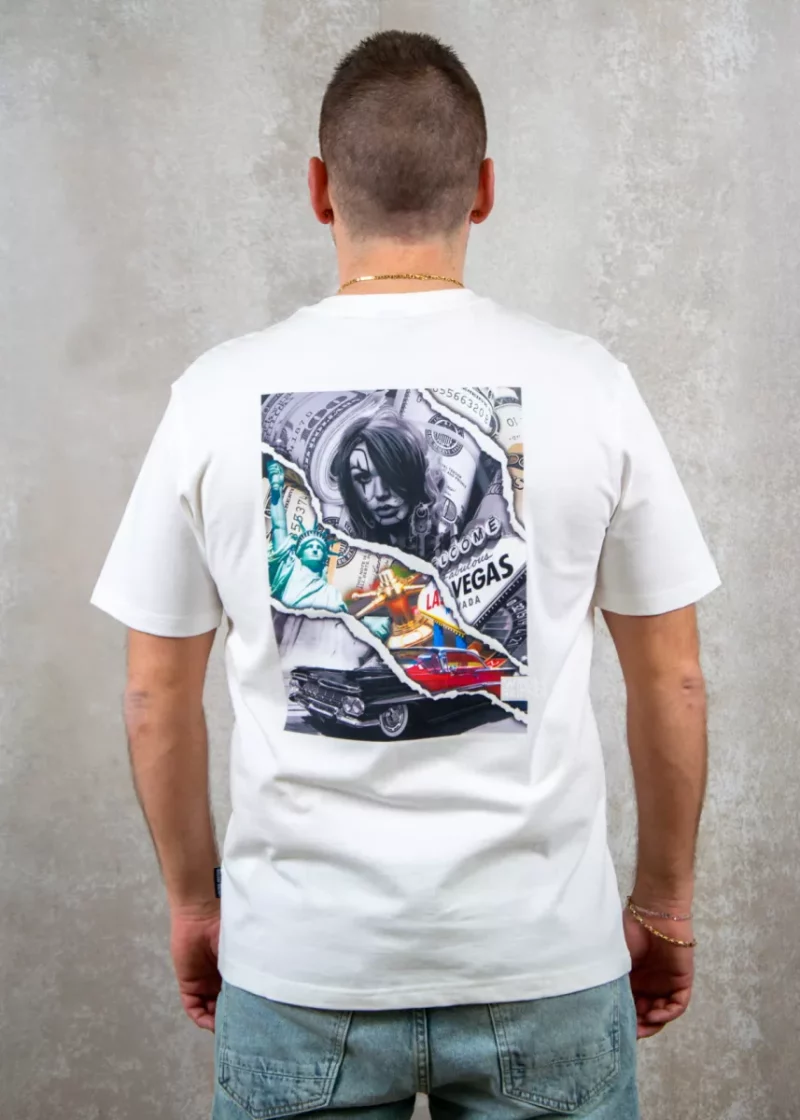 Wrong Friends spring valley t-shirt coconut white