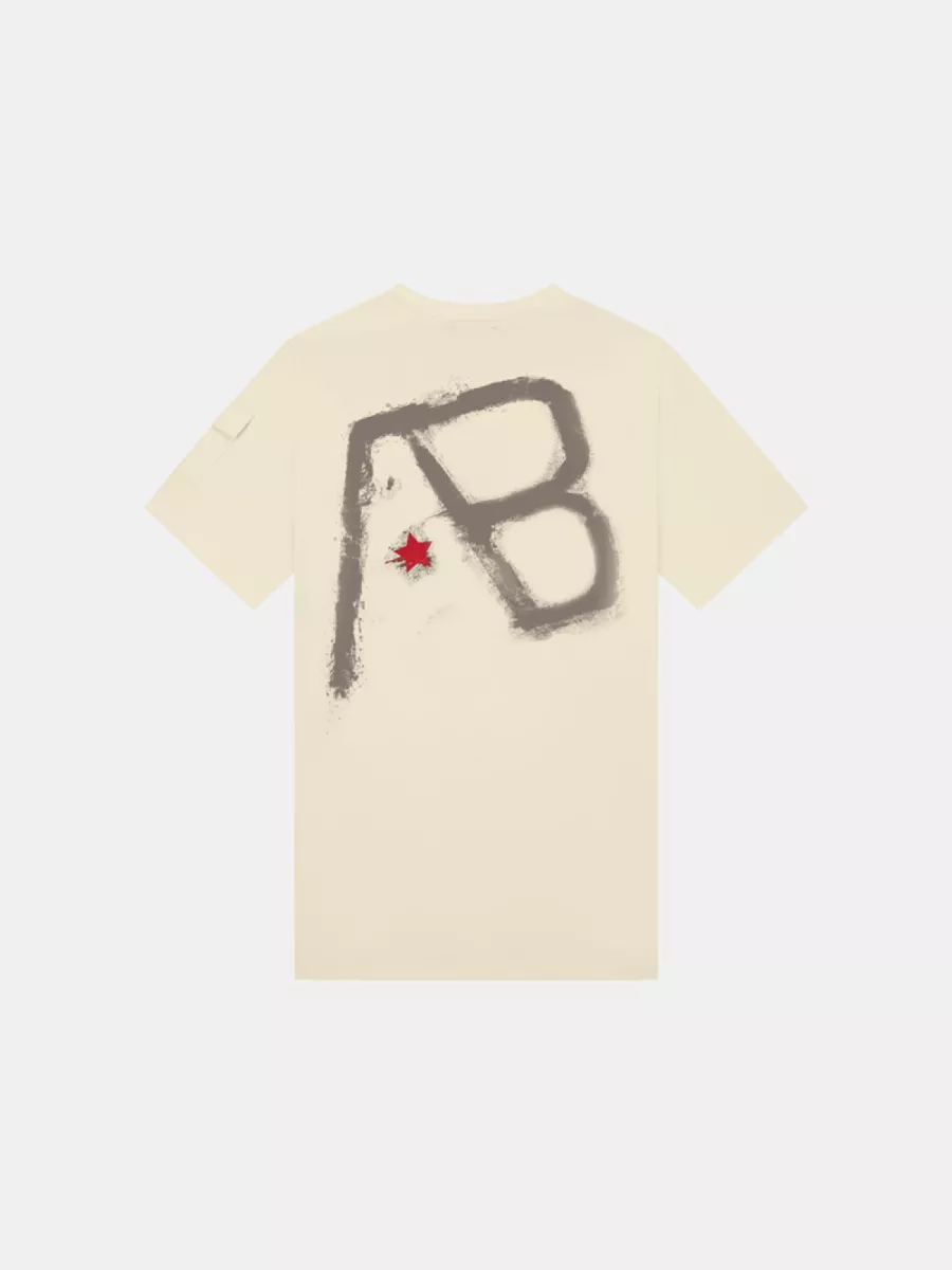 AB Lifestyle cargo tee white swan