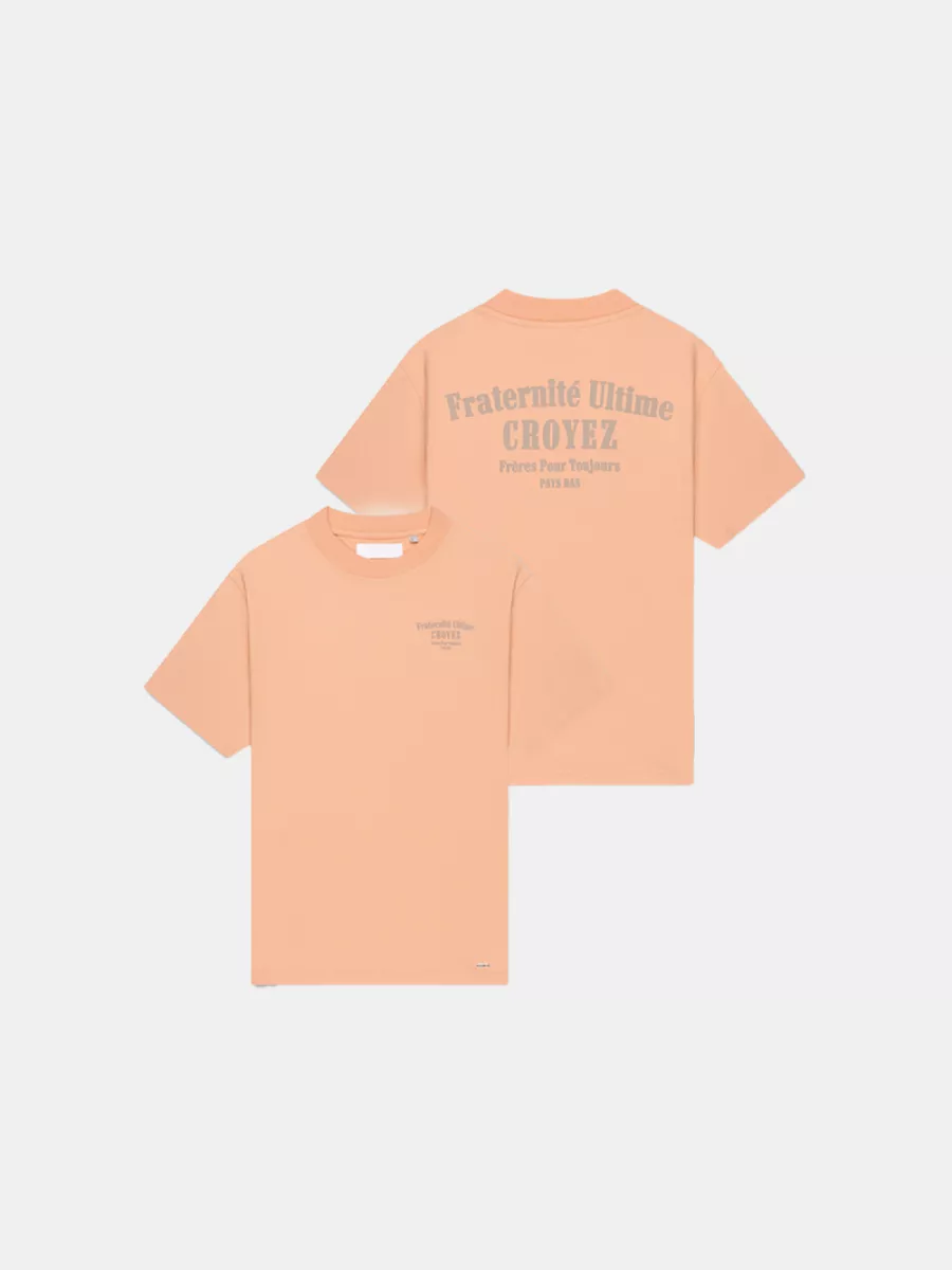 Croyez fraternite t-shirt peach