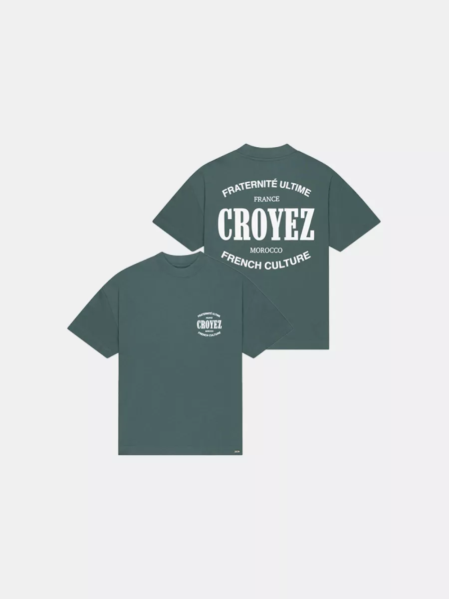 Croyez stamp t-shirt green