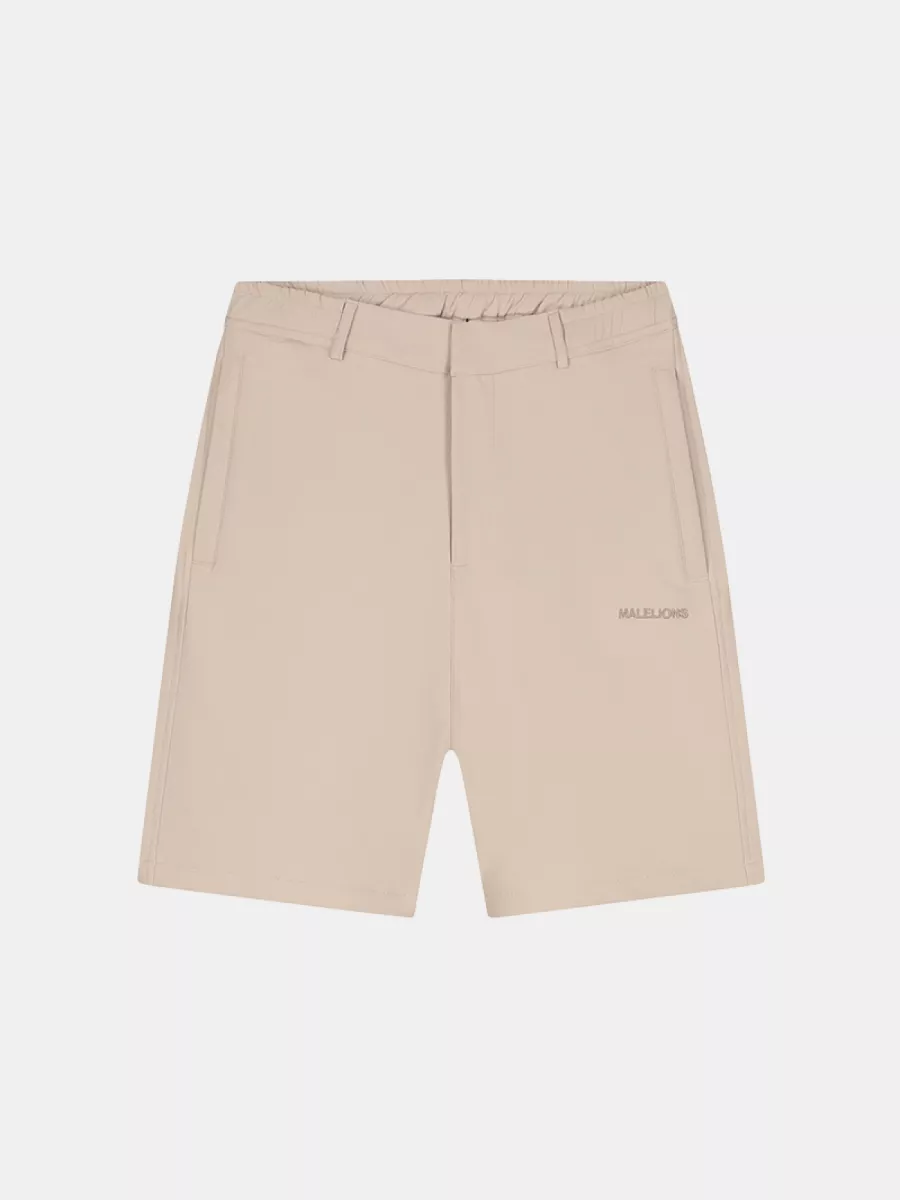 Malelions casual chino shorts taupe