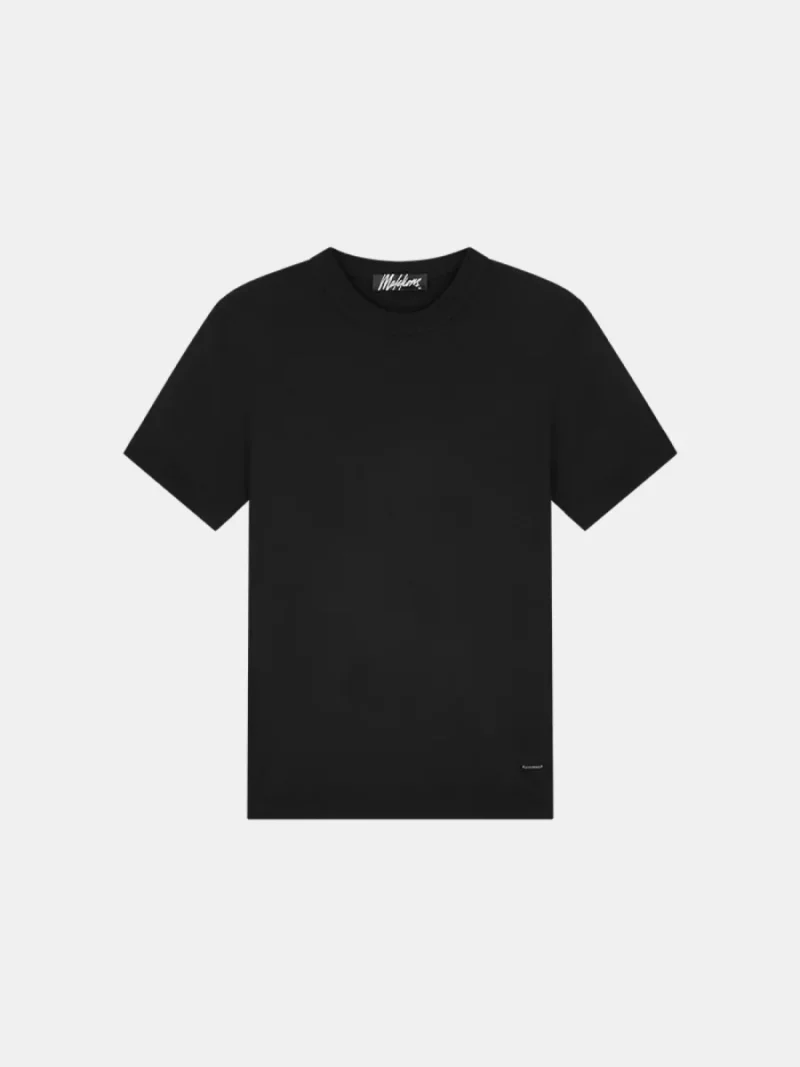 Malelions knitted t-shirt black