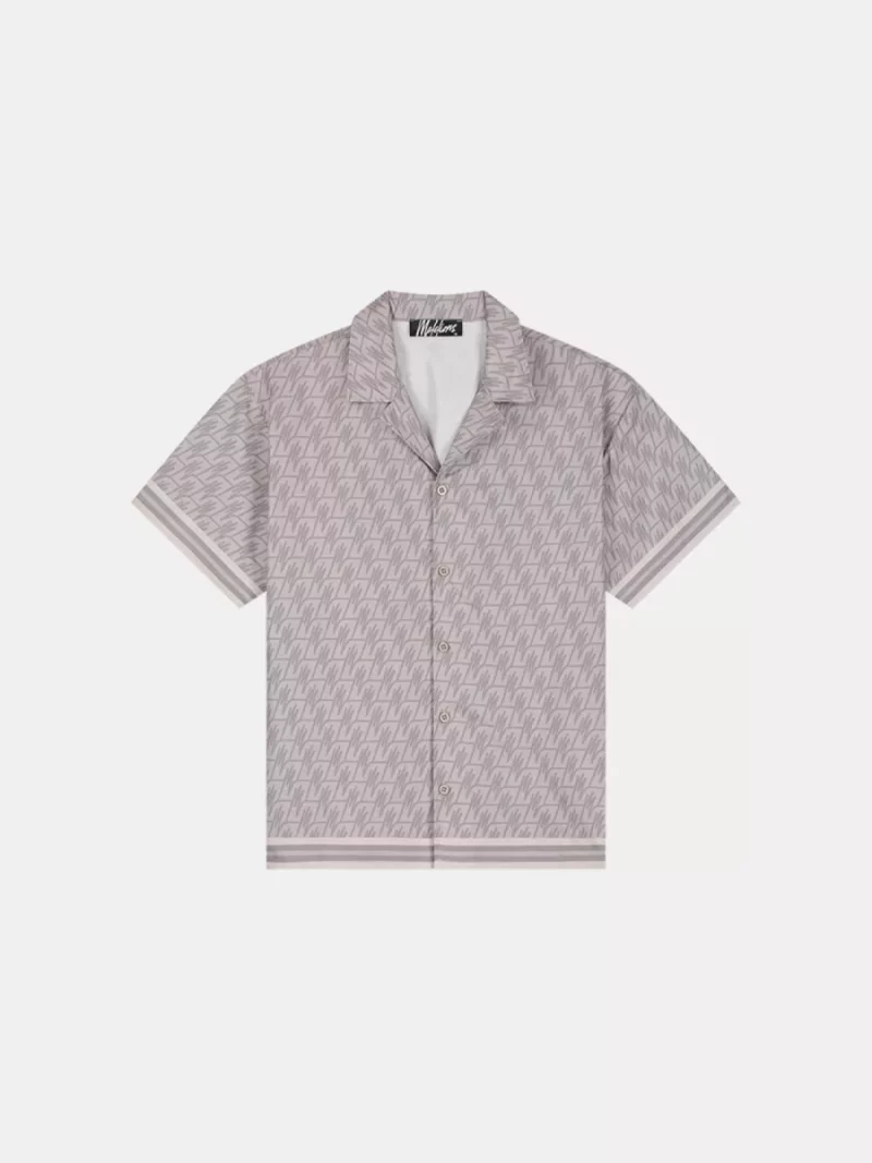 Malelions monogram t-shirt taupe