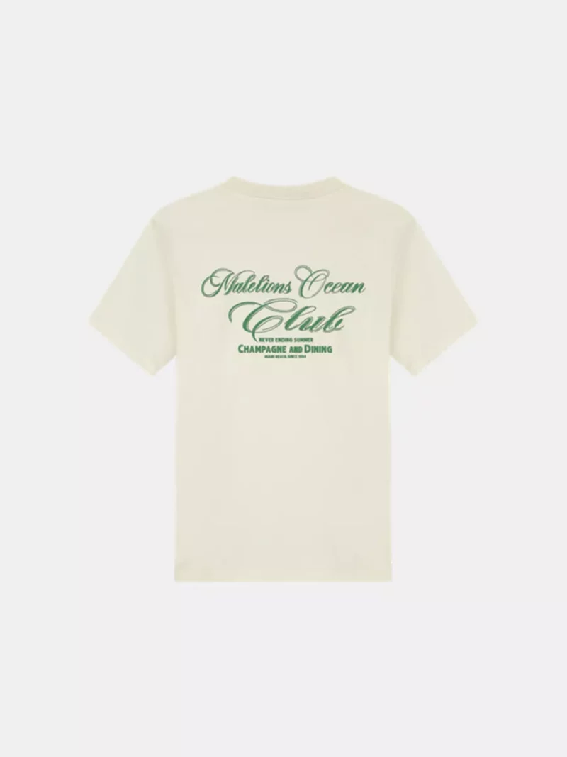 Malelions ocean club t-shirt off-white