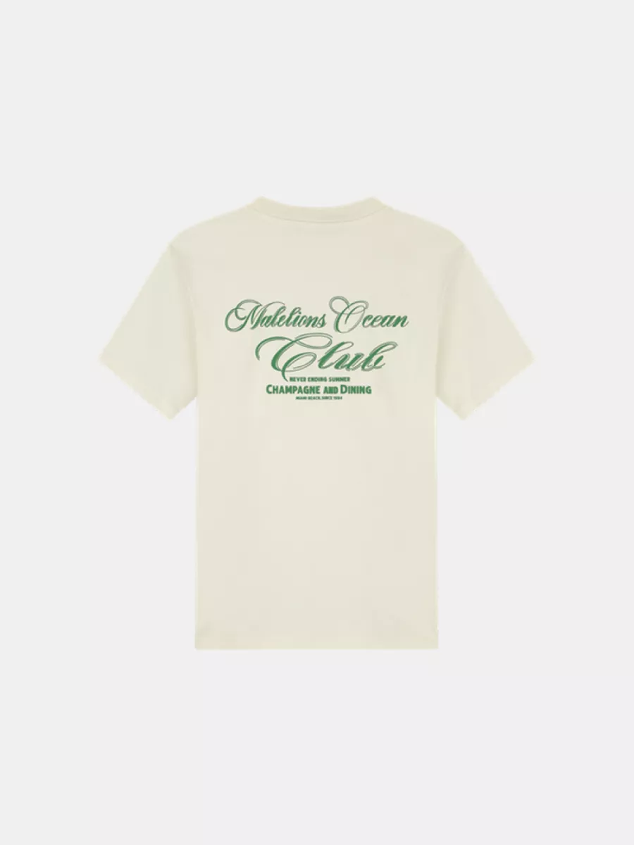 Malelions ocean club t-shirt off-white