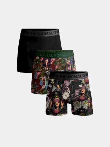 MUCHACHOMALO blindtango1010-07 3-pack print/print/black