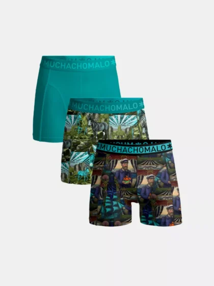 MUCHACHOMALO captaindonkey1010-07 3-pack print/print/green