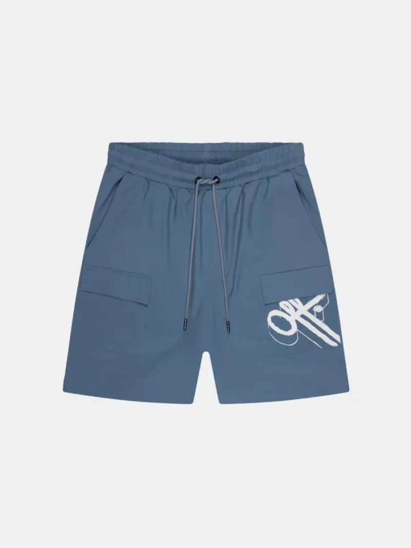 OFF THE PITCH element shorts 605 stone wash